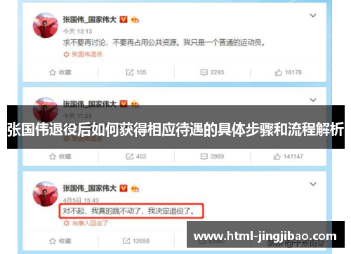 张国伟退役后如何获得相应待遇的具体步骤和流程解析
